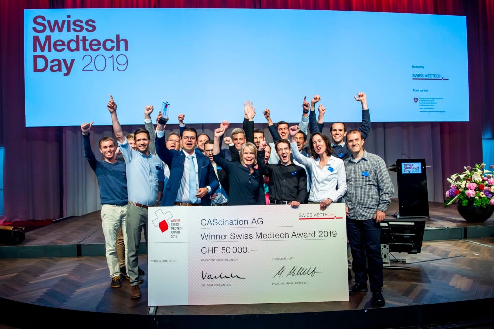 CAScination Swiss Medtech Award Winner Team